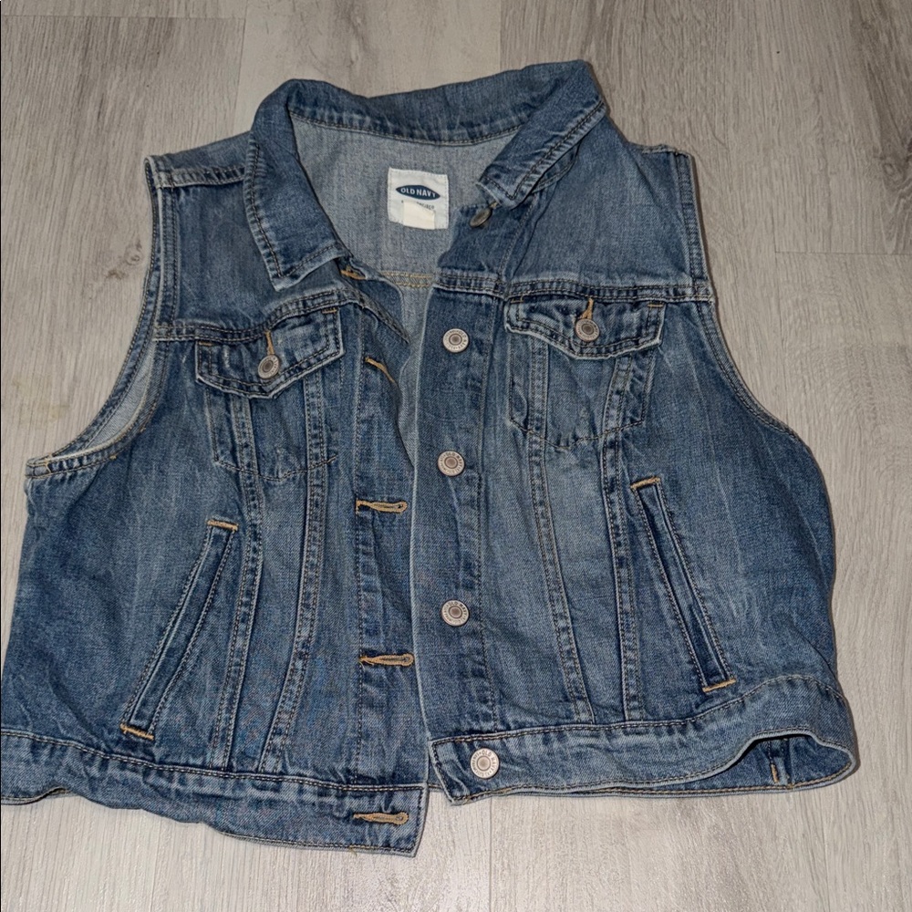Women’s Denim Sleeveless Vest